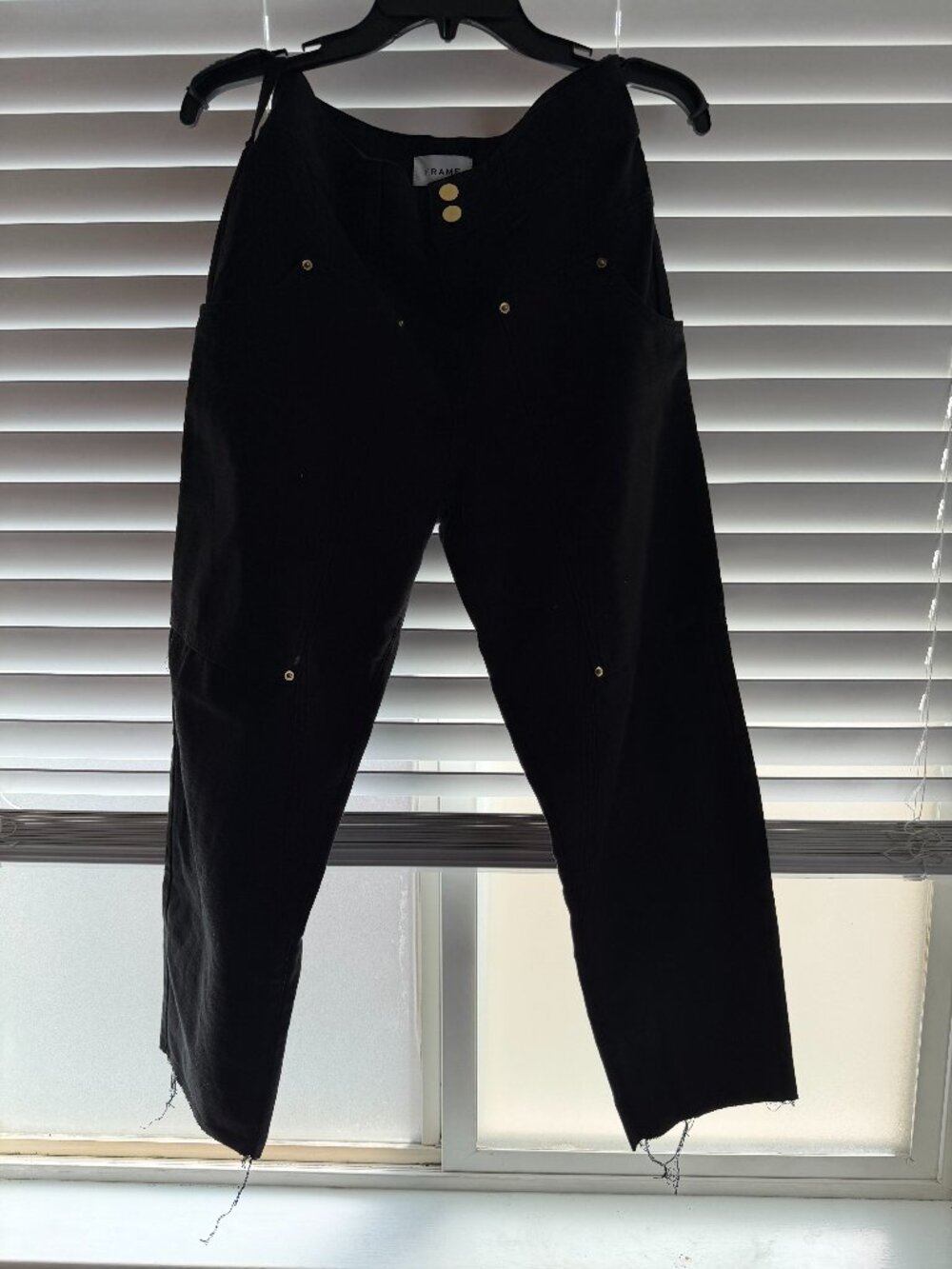FRAME Utility Pant Black Size 26
